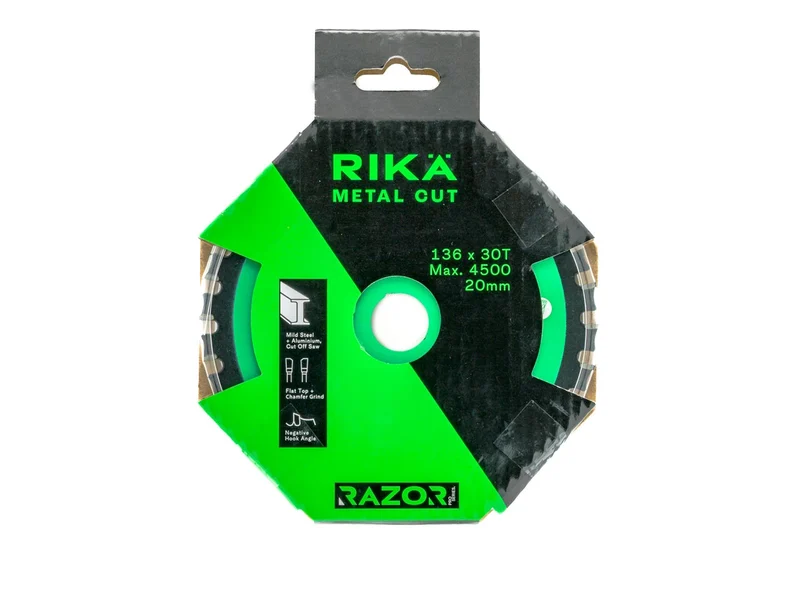 RIKA TCTR001 Razor Pro 136mm x 20mm x 30T Aluminium TCT Saw Blade