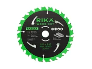 RIKA TCTR004X10 165mm x 20mm 24T Wood TCT Circular Saw Blade 10pk