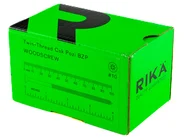 RIKA TWSR037 Woodscrew CSK Twin PZ2 BZP 5.0 x 100mm 100pk