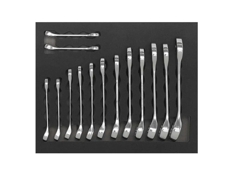 Sealey S01232 Combination Spanner Set 14pc Stubby