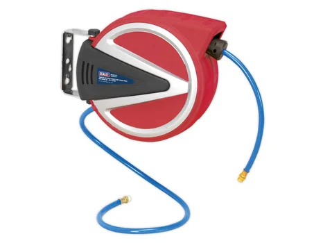 Sealey SA812 Retractable Air Hose Reel 12mtr Ø6.5mm ID PU Hose