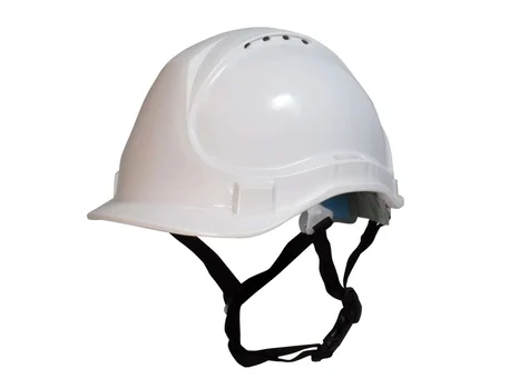 Scan SCAPPESHSPW Short Peak Safety Helmet White