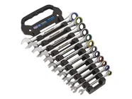 Sealey AK63949 Platinum Series Combination Ratchet Spanner Set 12pc