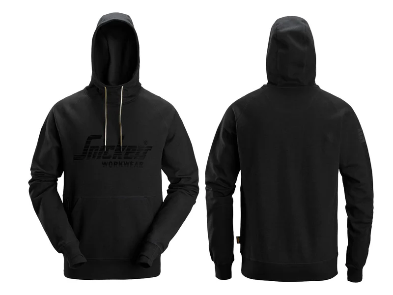 Snickers 28940400008 Logo Hoodie Black XXL