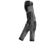 Snickers 6247 AllroundWork Womens Stretch Trousers Black/Grey
