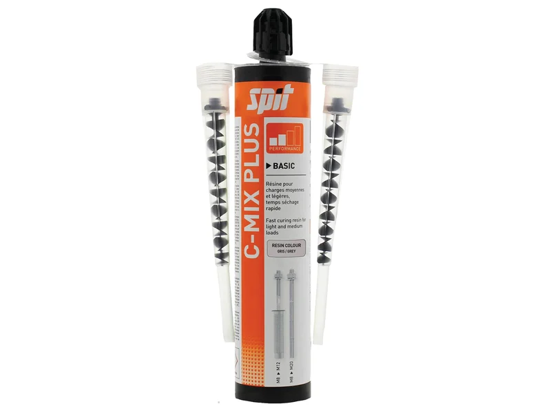 SPIT 055881 C-Mix Plus Cartridge Grey 380ml and Nozzle