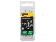 Stanley STA1PAA64 Aluminium Rivets 5mm Medium x 15