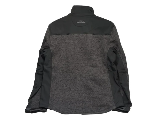 Stanley Clothing STW40005 Arizona Zip Through Knitted Fleece - Various Sizes Grey/Black