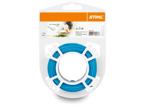 STIHL 0000 930 2415 19m 1.6mm Blue Low Noise Round Mowing Line Roll