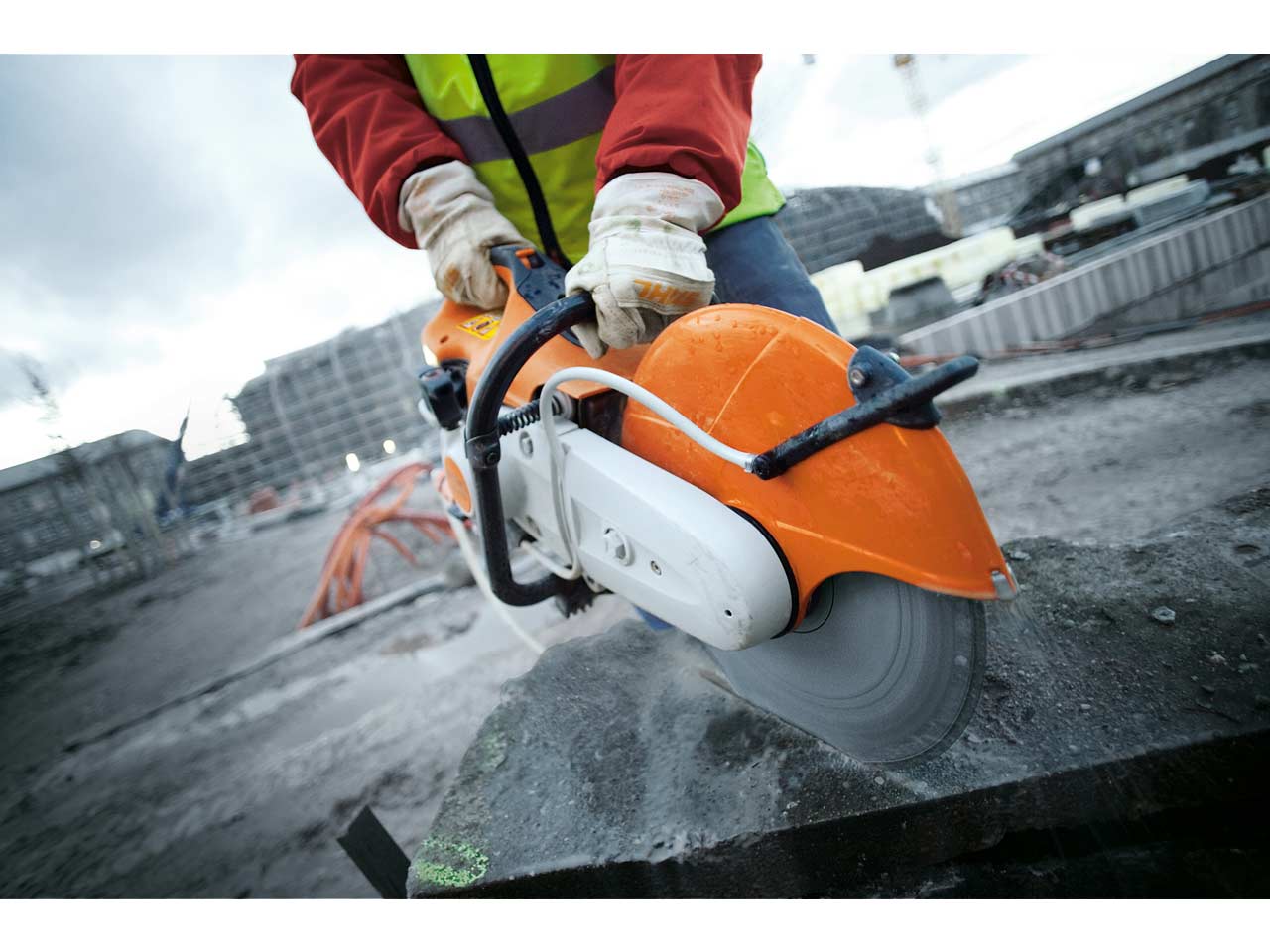 Stihl petrol deals grinder