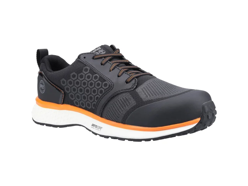 Timberland Pro 32729 Reaxion Composite Safety Trainer Black/Orange