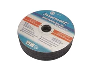 Silverline 349754 Metal Cutting Discs 125 x 3 x 22.23mm 10pk