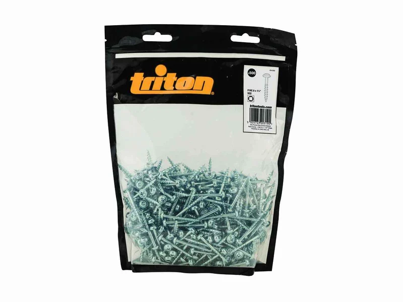 Triton TWSC8125500 Pocket Screw Washer Head Coarse Square ZP 500pk