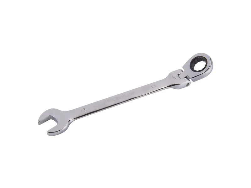 Silverline 793805 Flexible Head Ratchet Spanner 15mm