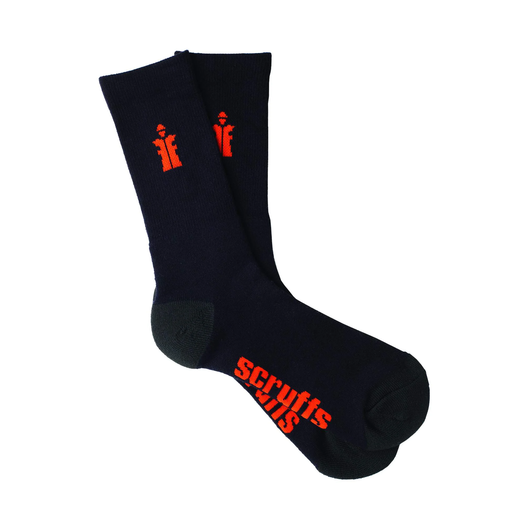 Sockshop BSMHH81H1BLK Men's Heat Holders Workforce Reinforced Socks 6-11  Black