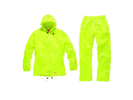 Scruffs T54555 2 Piece Waterproof Suit Large Yellow