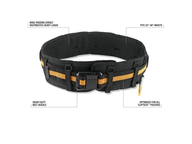 ToughBuilt TB-CT-41 Heavy Duty Clip Padded Belt with Back Support