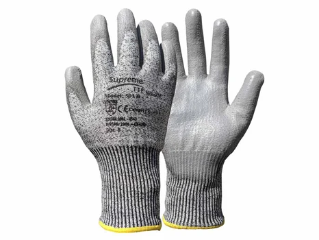 Cut Level D/5 Gloves Grey Size 9/Large