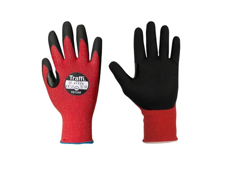 Traffi TG1240 Microdex LXT Nitrile Cut Level A Safety Gloves