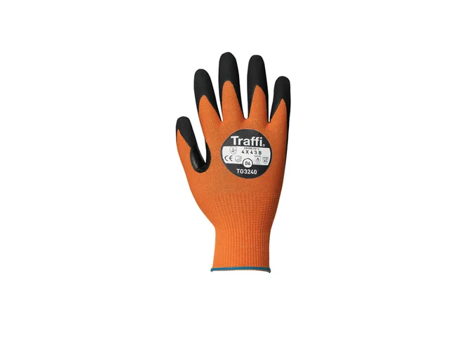 Traffi TG3240  Microdex Nitrile LXT Cut Level B Safety Gloves