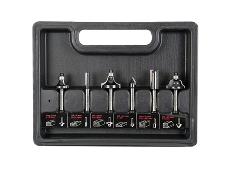 Trend SET/SS11X8MMTC 6pc Starter Router Cutter Set 8mm