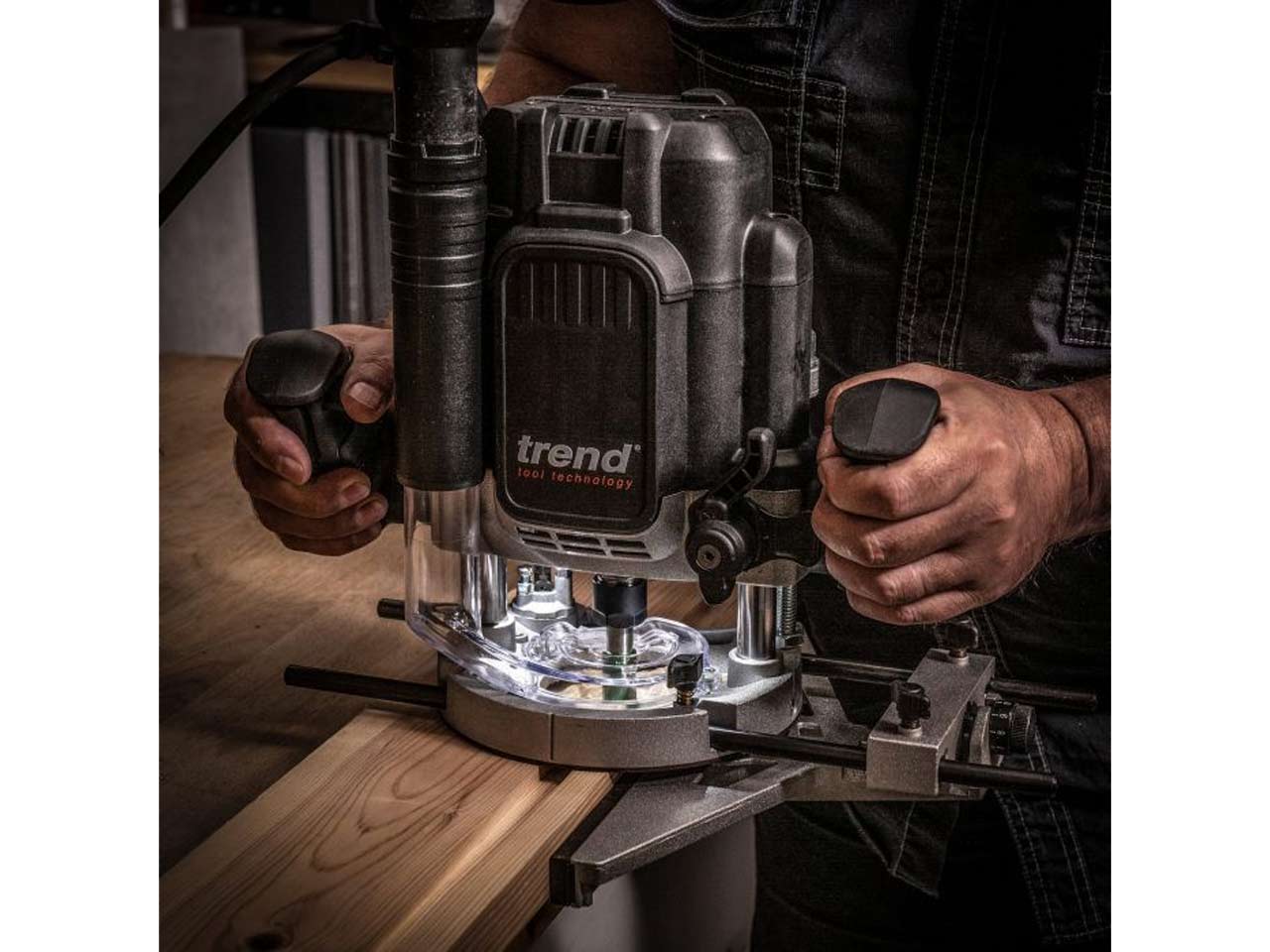 Trend T12ELK 110v 2300W 1/2in Variable Speed Plunge Router