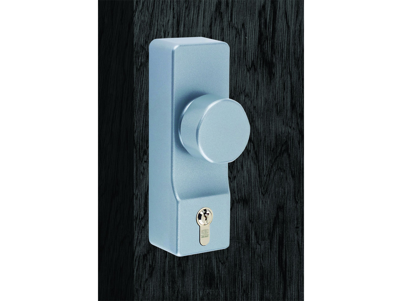 Union J-CE855OADK-SIL Exisafe Outside Exit Device Knob Silver Finish