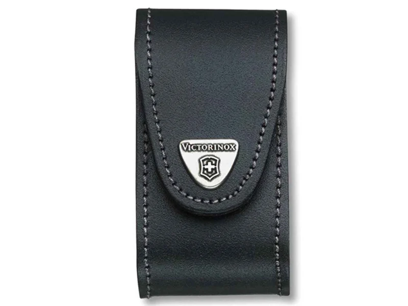 Victorinox VIC4052130 Black Leather Belt Pouch (5-8 Layer) 4052130