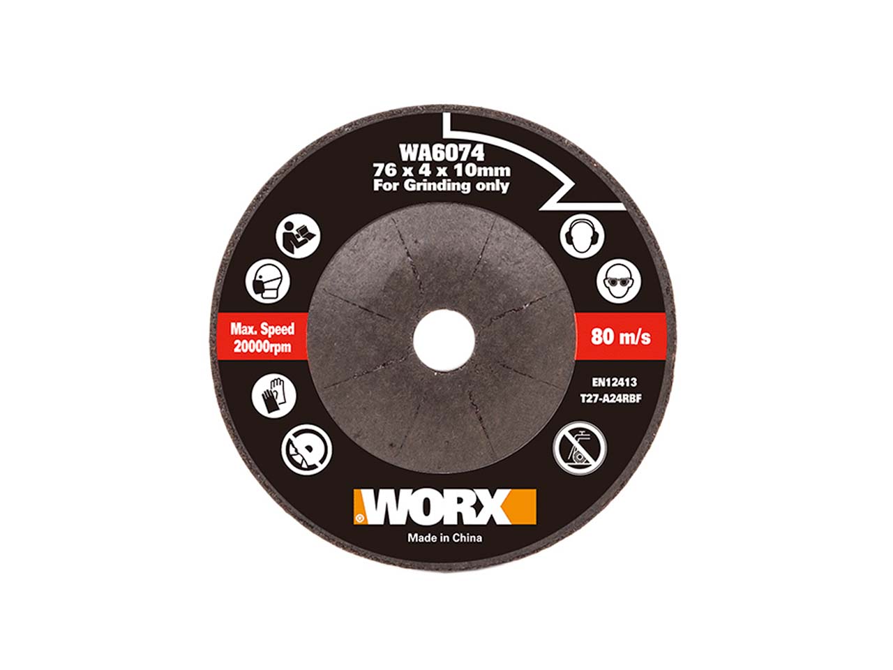 Worx Worx WA6074 76mm Grinding Disc for WX801 Mini Cutter ffx