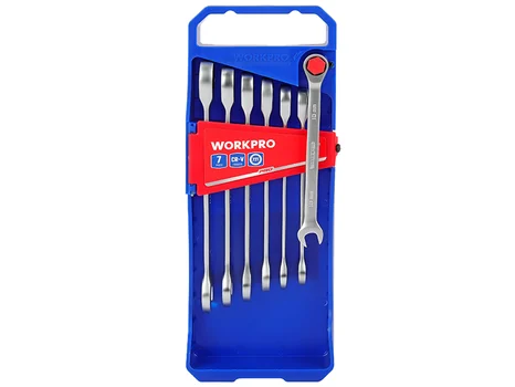 WORKPRO WP202511 10-16mm Ratchet Combination Spanner 7pc Set