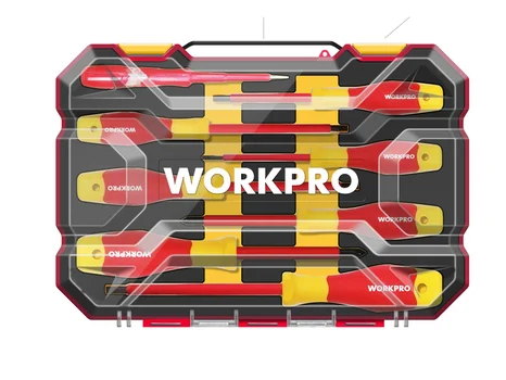 WORKPRO WP204700 Insulated Screwdriver Set 8pc