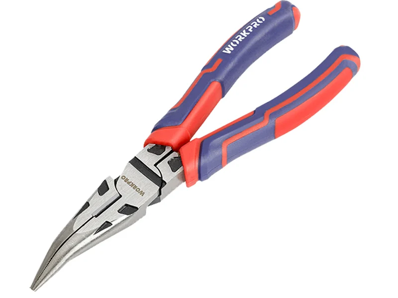 WORKPRO WP231108 160mm CR-V Steel Bent Nose Pliers