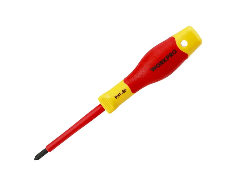 WORKPRO WP341008 PH1x80mm Phillips Insulated Screwdriver