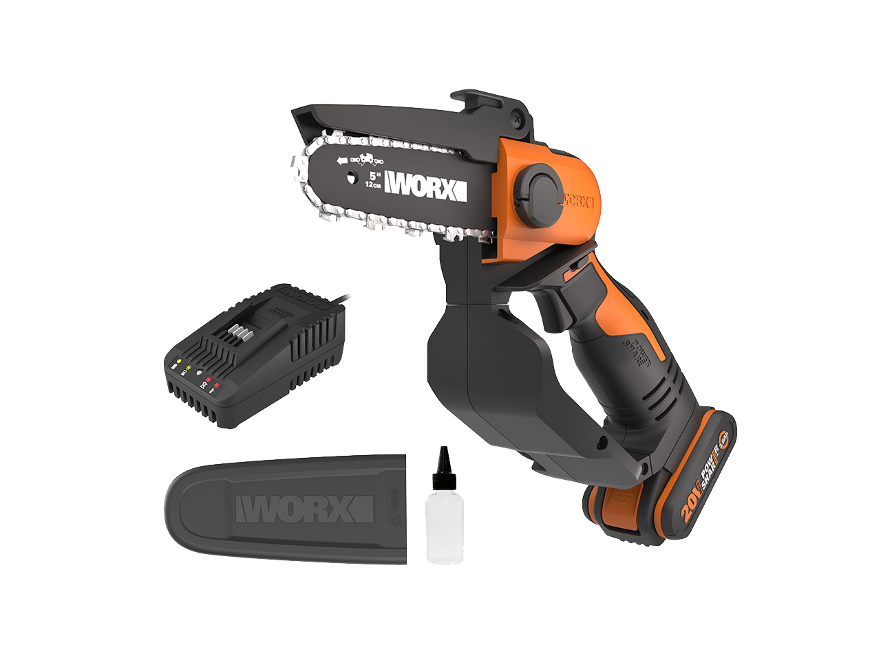 Worx Worx WG324E 20V 1 x 2.0Ah Pruning Chainsaw. ffx