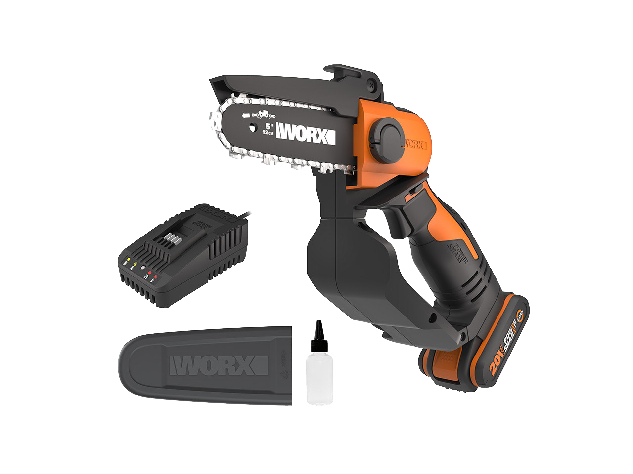 Worx Worx WG324E 20V 1 x 2.0Ah Pruning Chainsaw. ffx