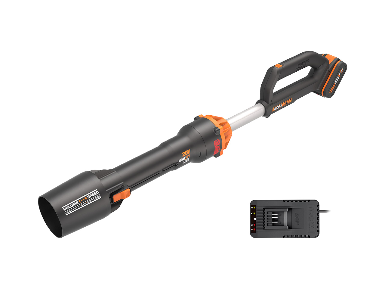 Worx Worx WG543E 20V 1 x 4.0Ah Cordless Brushless Compact Leaf Jet