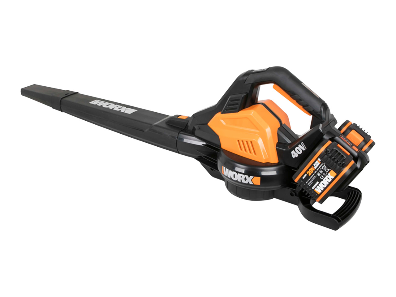 Worx Worx WG583E 40V 2 x 4.0Ah Brushless Leaf Blower Vacuum ffx