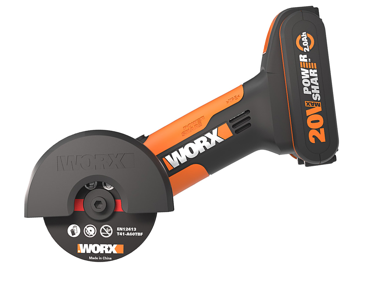 Worx WX801 20V 1 x 2.0Ah Cordless Chopper Mini Cutter