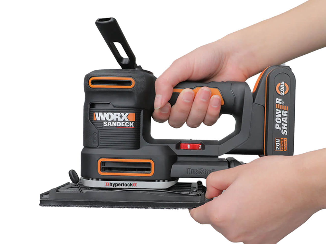 Worx WX820 20V 1 x 2.0Ah Cordless Sandeck Multi Sander