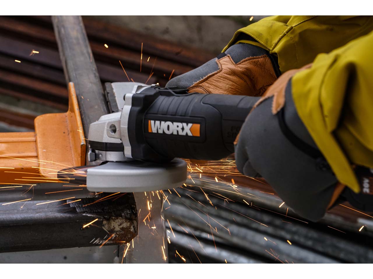 Worx WX812.9 20V Cordless Brushless Angle Grinder Bare Unit