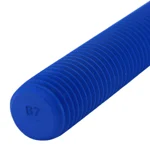 ASTM A193 B7 Fully Threaded Stud, Steel,  PTFE Blue Coated, 7" Length (FTF), 7/8"-9 Thread Size