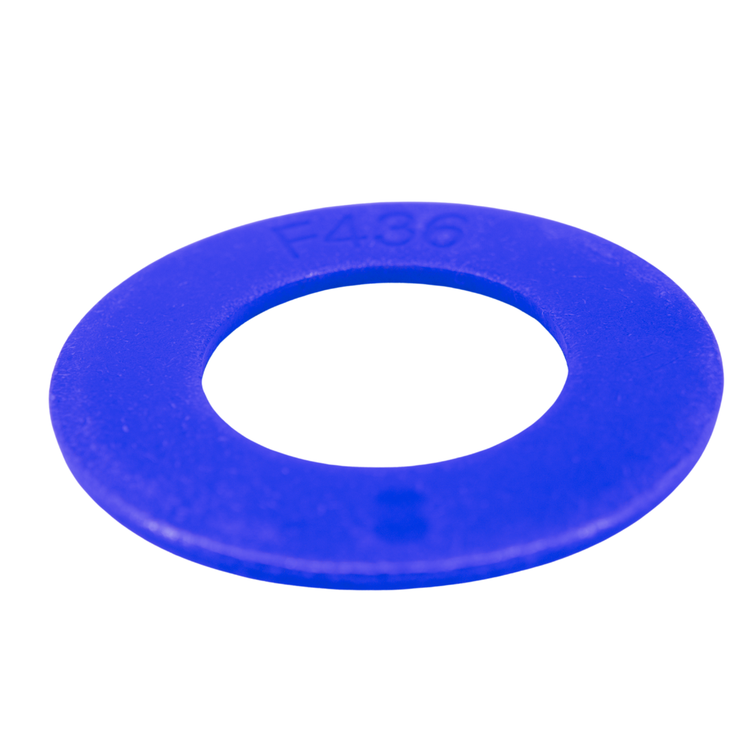 Structural Flat Washer, Steel, Blue PTFE Coated, ASTM F436 Type 1, for 1 3/4" screw size