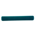 ASTM A193 B7 Fully Threaded Stud, Steel,  PTFE Green Coated, 2 1/4" Length (FTF), 5/8"-11 Thread Size